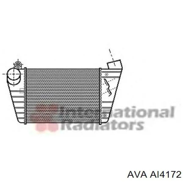 Система охолодження наддувочного повітря AVA AI4172 ціна, від 54.65 USD