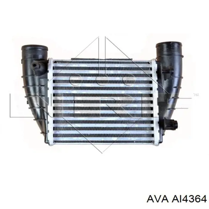 Купити AI4364 AVA Радіатор интеркуллера