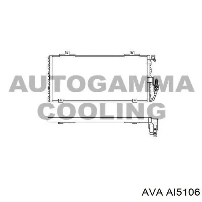 Радіатор кондиціонера AI5106 AVA
