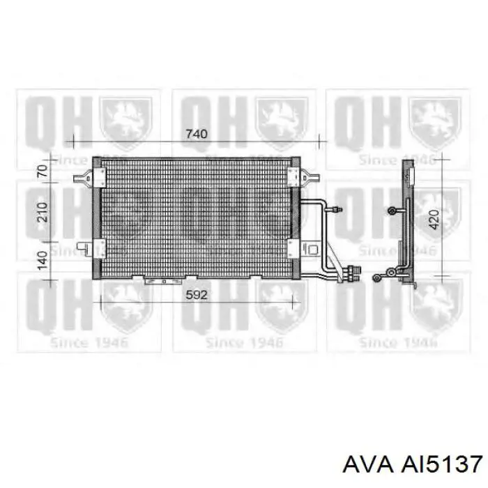 Конденсатор кондиціонера AVA AI5137 ціна, від 85.49 USD