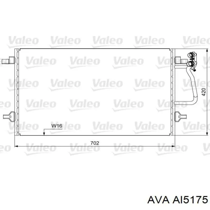 Купити AI5175 AVA Радіатор системи охолодження кондиціонера