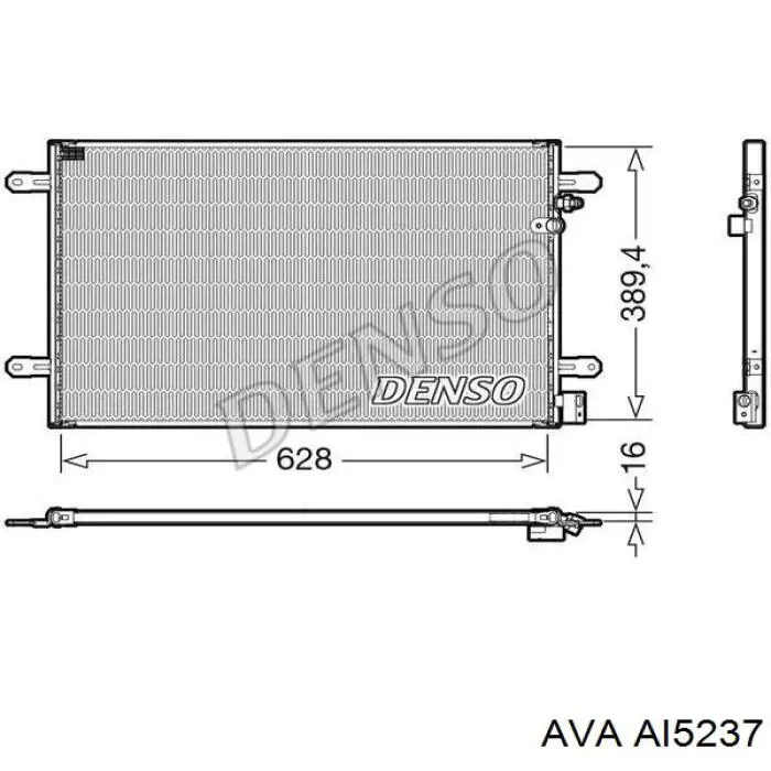 AI5237 AVA радіатор кондиціонера