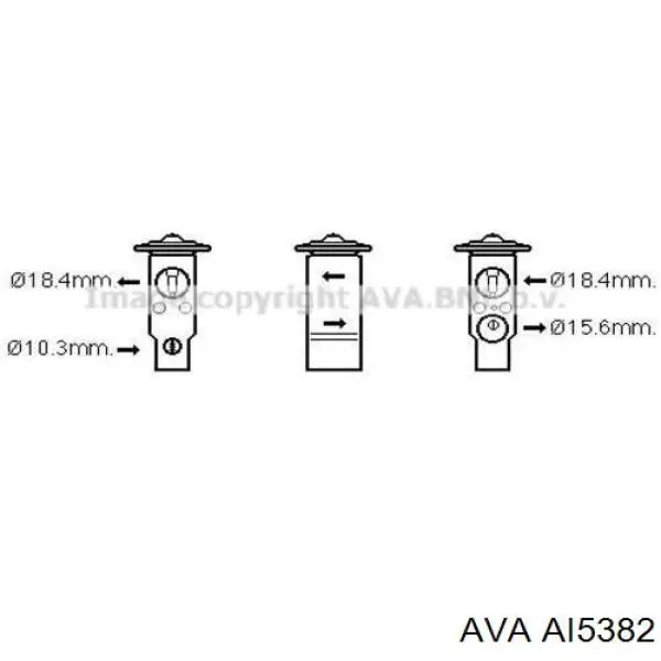 Радіатор кондиціонера AI5382 AVA