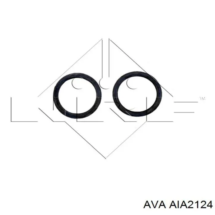 AIA2124 AVA радіатор охолодження двигуна