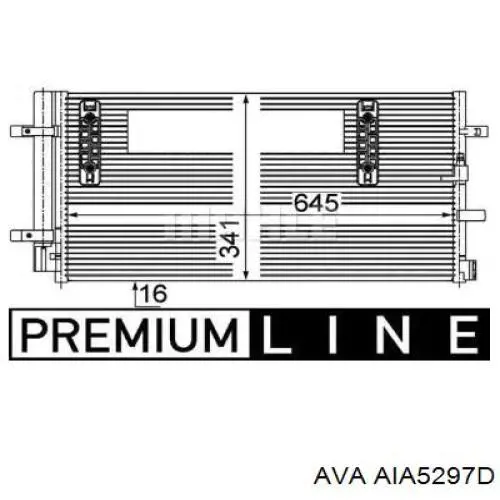 Купити AIA5297D AVA Радіатор системи охолодження кондиціонера