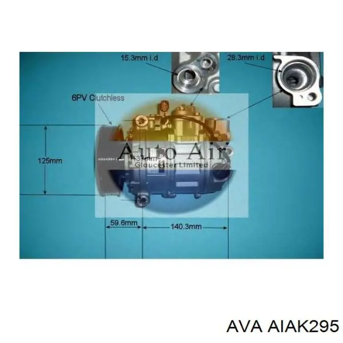 Компресор кондиціонера AIAK295 AVA
