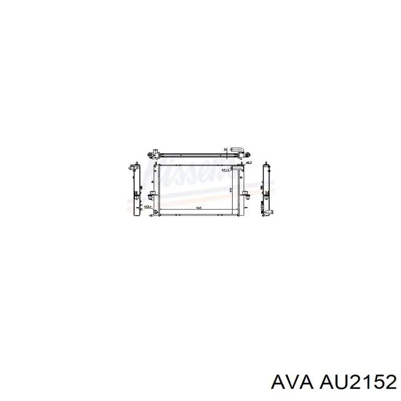 Радіатор основний AVA AU2152 ціна, від 113.98 USD