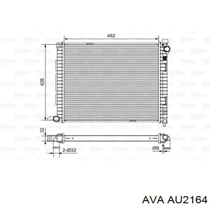 Радіатор 4310083 Polcar