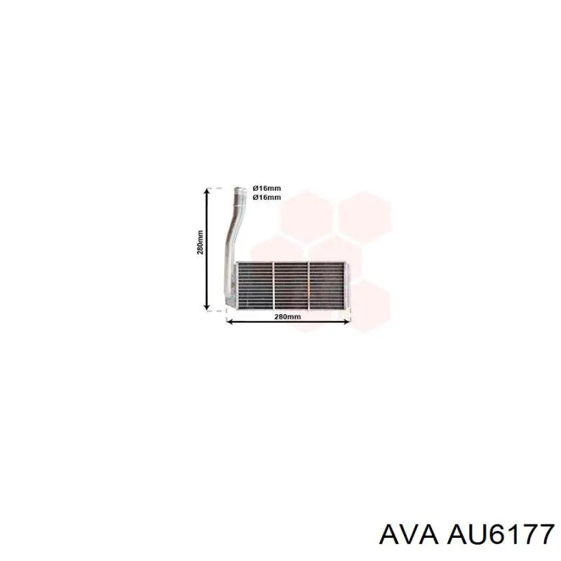 Купити AU6177 AVA Теплообмінник