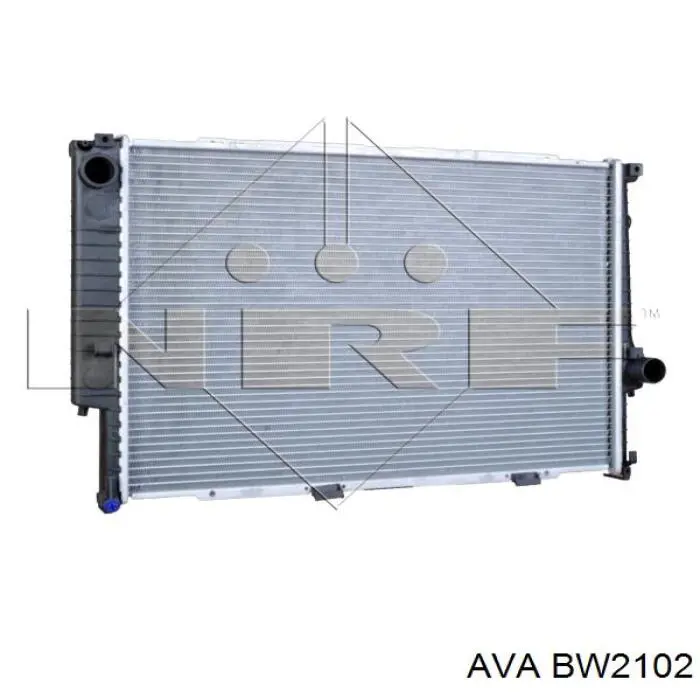 BW2102 AVA радіатор охолодження двигуна