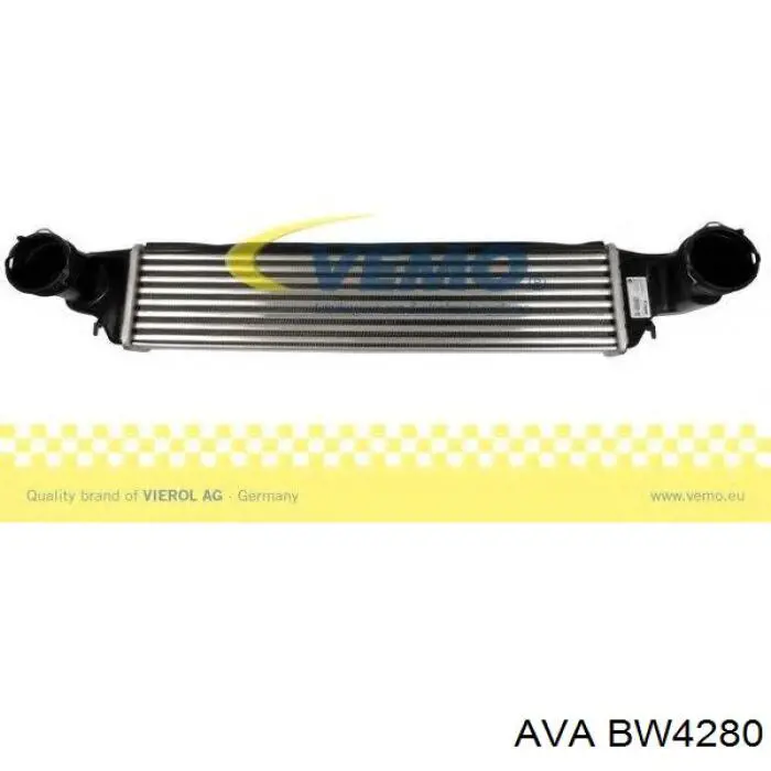 Радіатор інтеркулера AVA BW4280