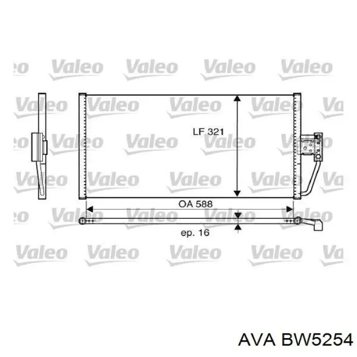 BW5254 AVA Конденсатор