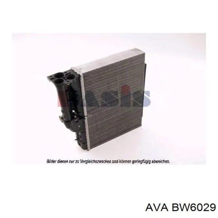 BW6029 AVA радіатор пічки (обігрівача)