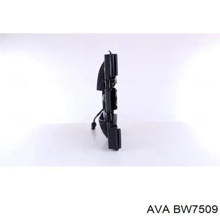 Дифузор радіатора кондиціонера, в зборі з крильчаткою і мотором AVA BW7509