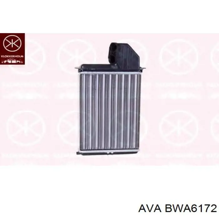 Радіатор пічки (обігрівача) AVA BWA6172 ціна, від 25.33 USD