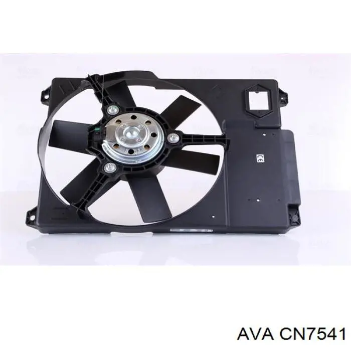 CN7541 AVA дифузор радіатора охолодження, в зборі з двигуном і крильчаткою
