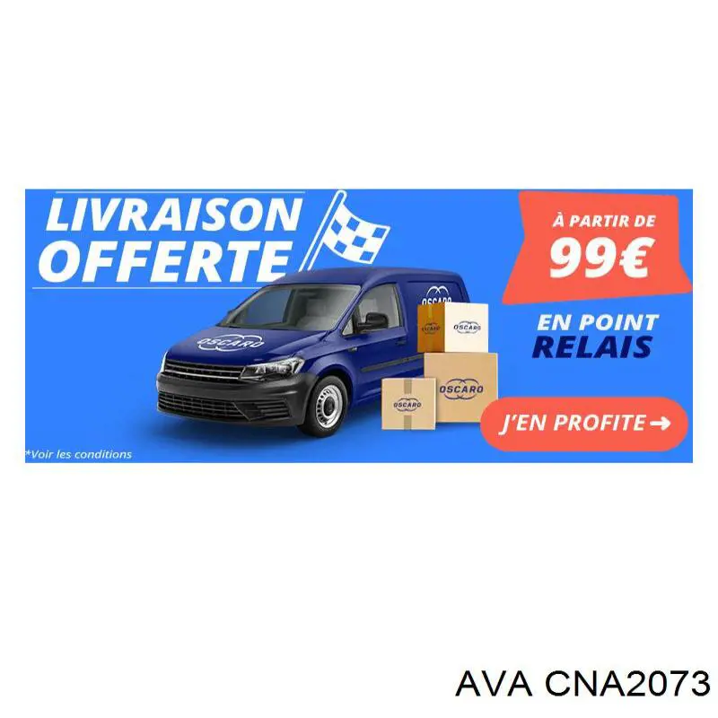 Радіатор охолодження AVA CNA2073