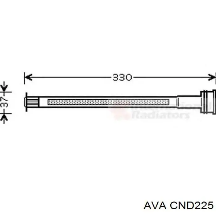 Ресивер-осушувач кондиціонера AVA CND225 ціна, від 21.19 USD