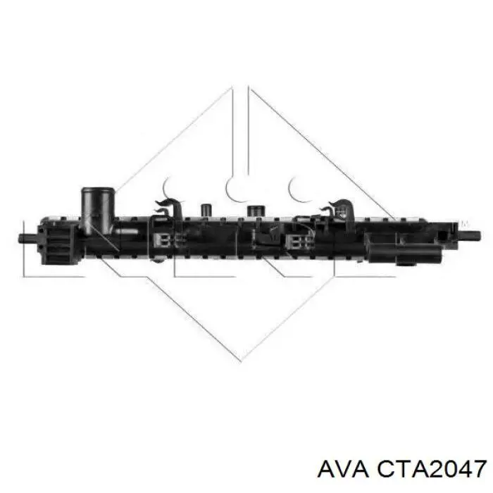 Купити CTA2047 AVA Радіатор двигуна