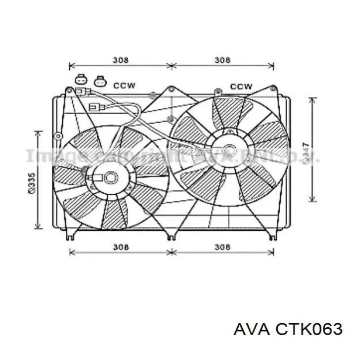 Компресор системи кондиціювання AVA CTK063 ціна, від 245.89 USD