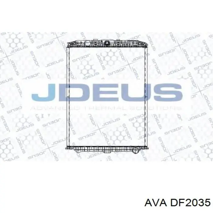 Радіатор основний AVA DF2035 ціна, від 352.74 USD