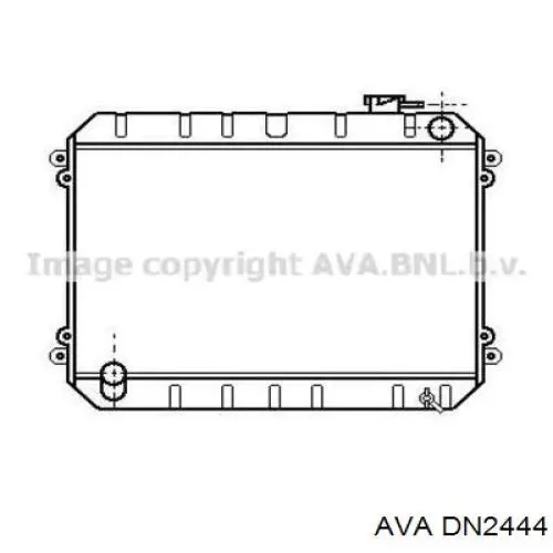 Радіатор DN2444 AVA