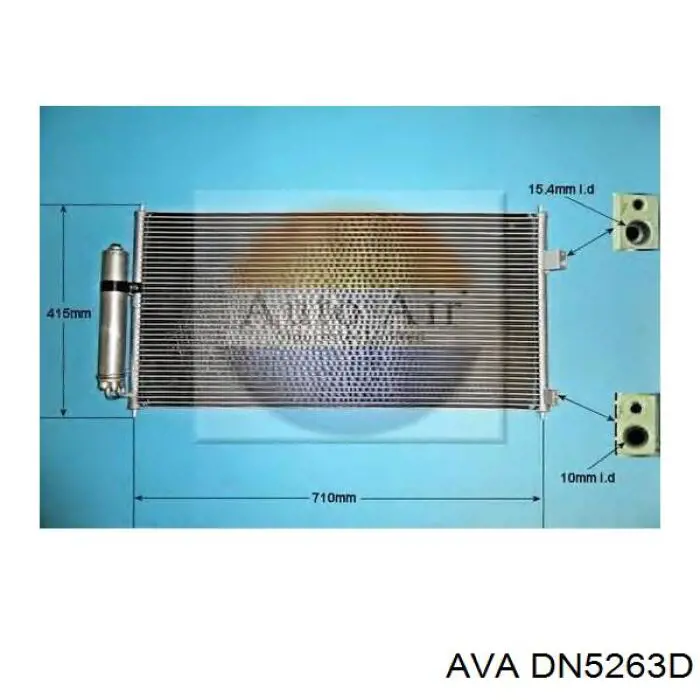 Конденсатор кондиціонера AVA DN5263D ціна, від 81.77 USD