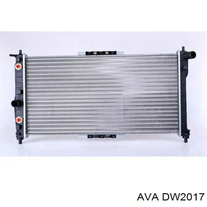 DW2017 AVA радіатор охолодження двигуна