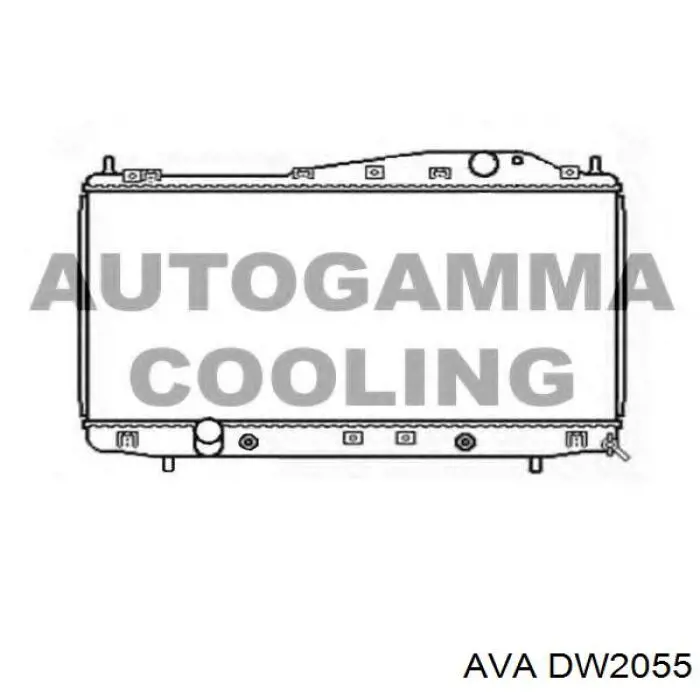 Радіатор основний AVA DW2055 ціна, від 93.89 USD