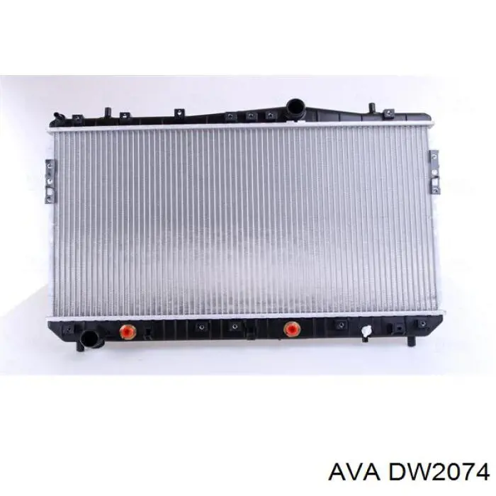 DW2074 AVA радіатор охолодження двигуна