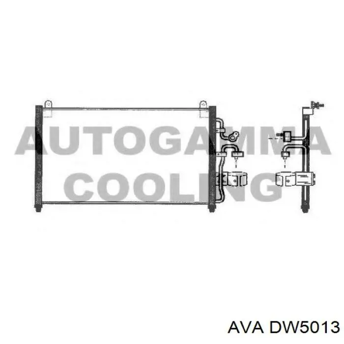 Конденсатор кондиціонера AVA DW5013 ціна, від 92.54 USD