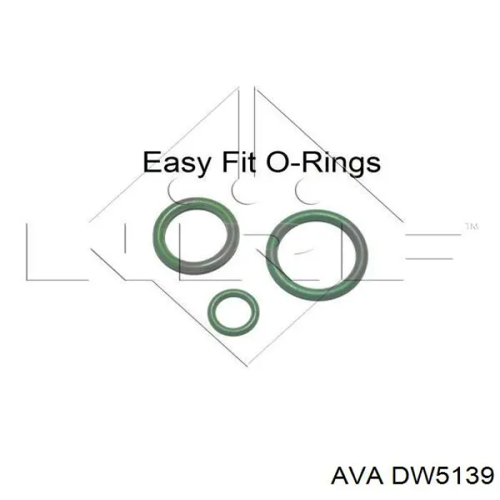DW5139 AVA радіатор кондиціонера