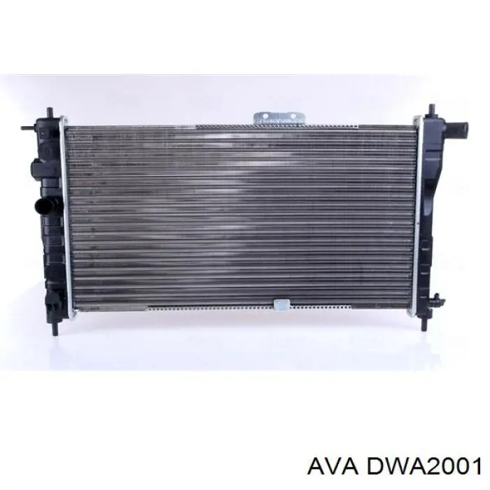DWA2001 AVA радіатор охолодження двигуна