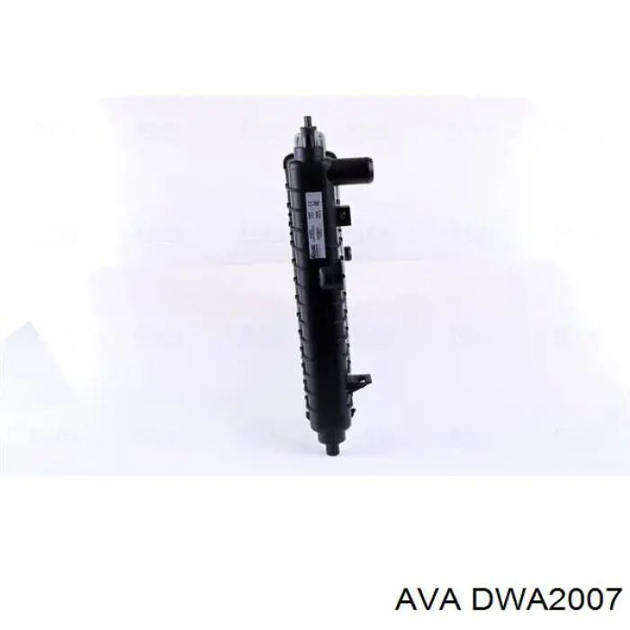 Радіатор охолодження двигуна DWA2007 AVA