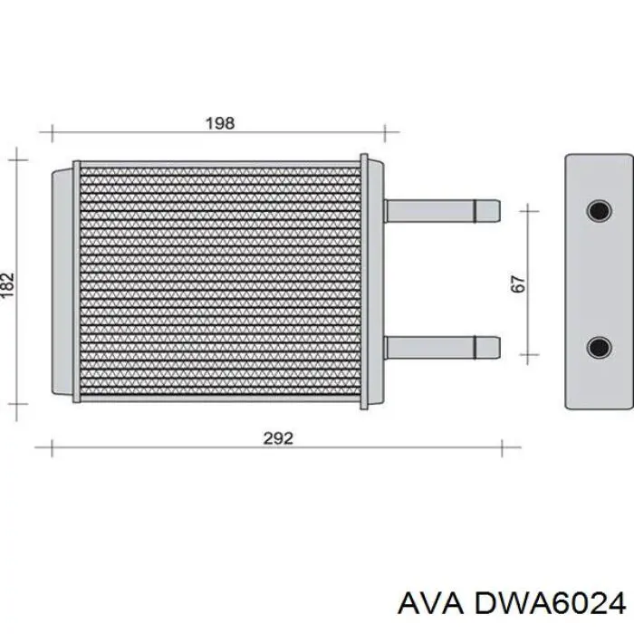 Купити DWA6024 AVA Теплообмінник