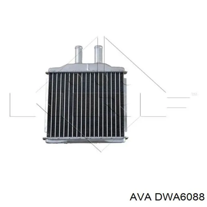Радіатор пічки (обігрівача) AVA DWA6088 ціна, від 28.15 USD
