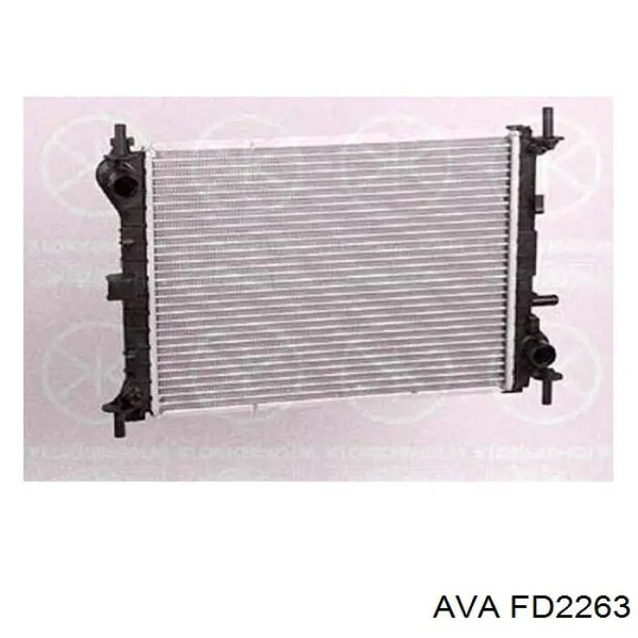 Радіатор основний AVA FD2263 ціна, від 39.99 USD