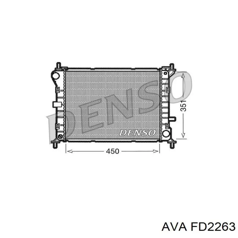 Радіатор FD2263 AVA