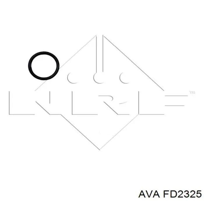 Радіатор охолодження AVA FD2325
