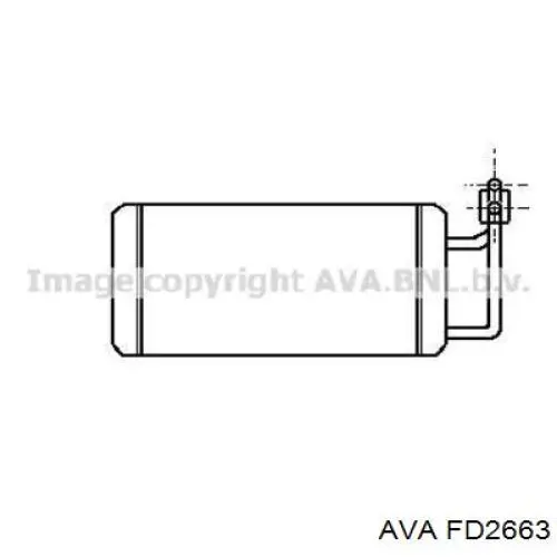Купити FD2663 AVA Радіатор двигуна