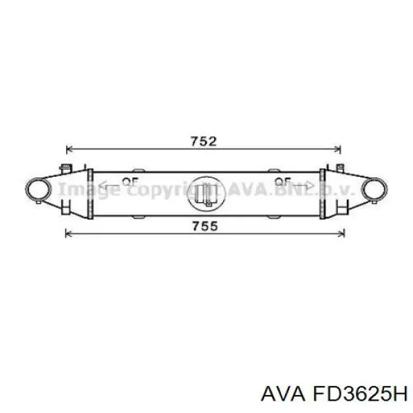 Купити FD3625H AVA Корпус масляного фільтра