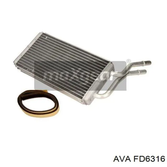 Радіатор пічки (обігрівача) AVA FD6316 ціна, від 33.51 USD