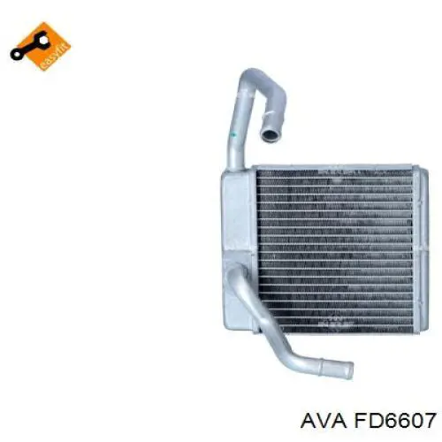 FD6607 AVA Радіатор опалювача салону