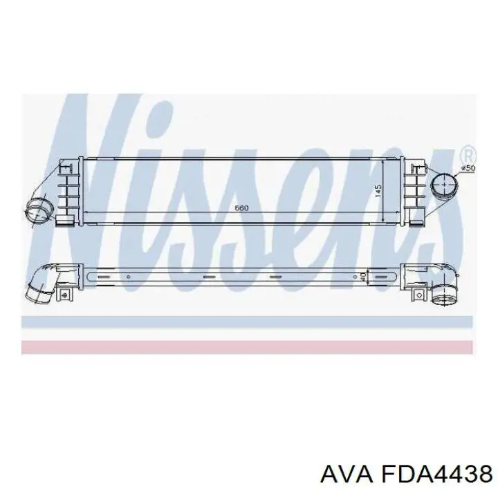 Купити FDA4438 AVA Радіатор интеркуллера