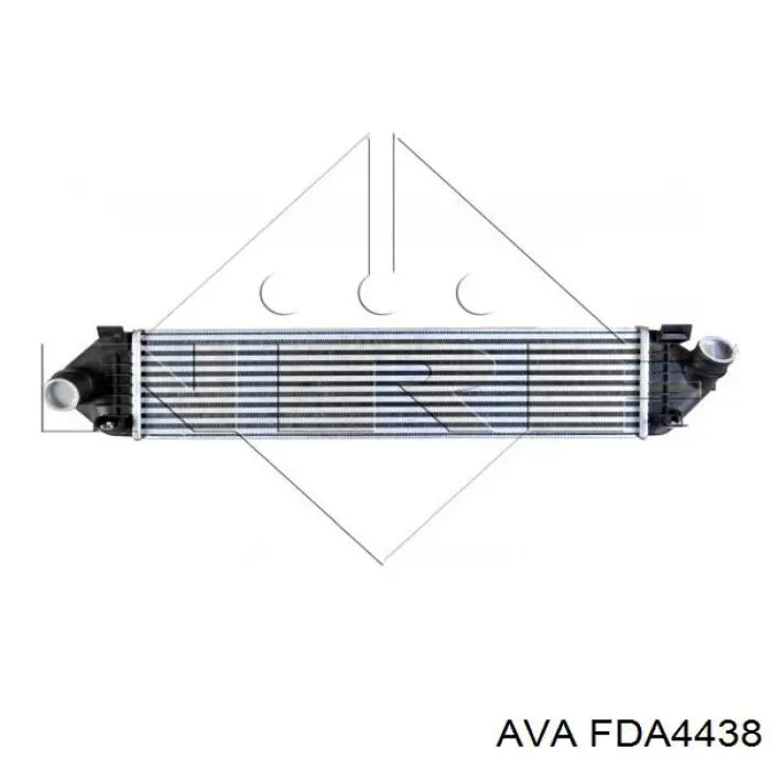 Система охолодження наддувочного повітря AVA FDA4438 ціна, від 76.01 USD