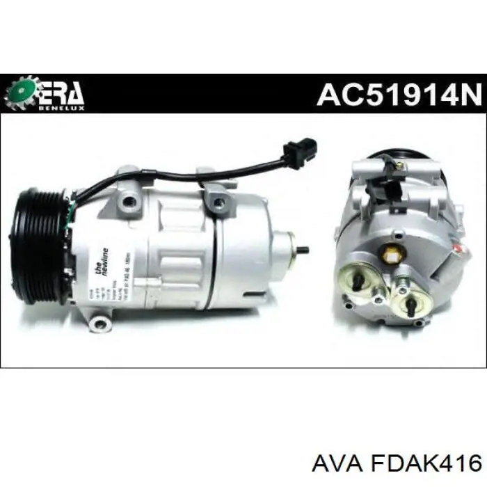 Компресор кондиціонера FDAK416 AVA