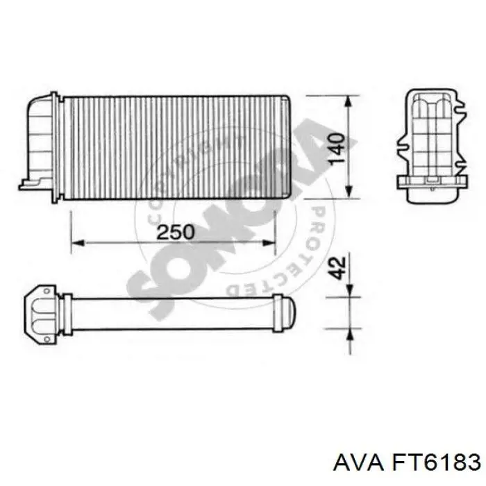 Купити FT6183 AVA Теплообмінник