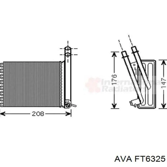 Купити FT6325 AVA Теплообмінник