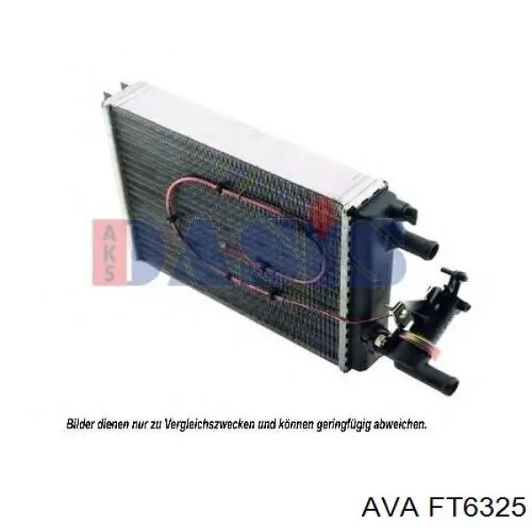 Радіатор пічки (обігрівача) AVA FT6325 ціна, від 39.42 USD