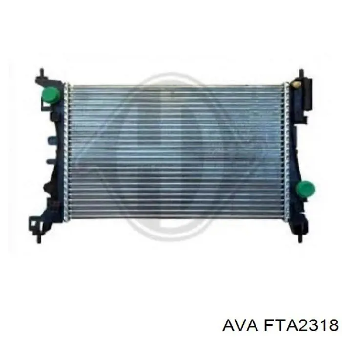 FTA2318 AVA радіатор охолодження двигуна